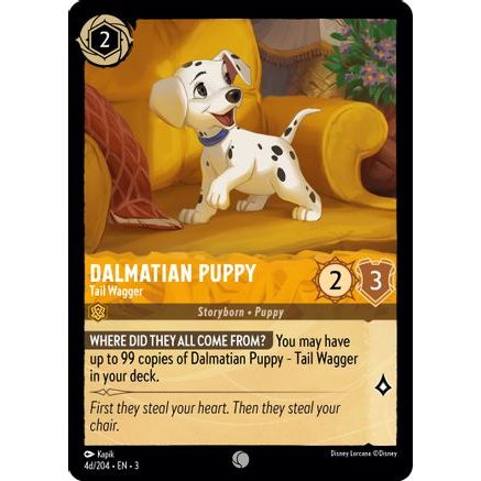 Dalmatian Puppy - Tail Wagger (4d/204) (4d/204) - Into the Inklands Cold Foil