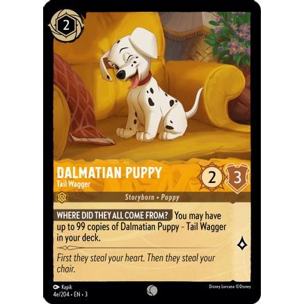 Dalmatian Puppy - Tail Wagger (4e/204) (4e/204) - Into the Inklands Cold Foil
