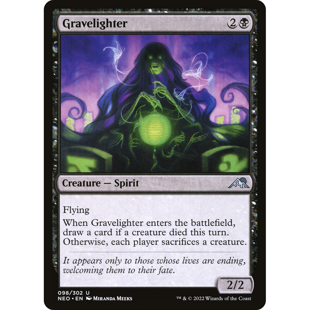 Gravelighter (NEO-098) - Kamigawa: Neon Dynasty Foil