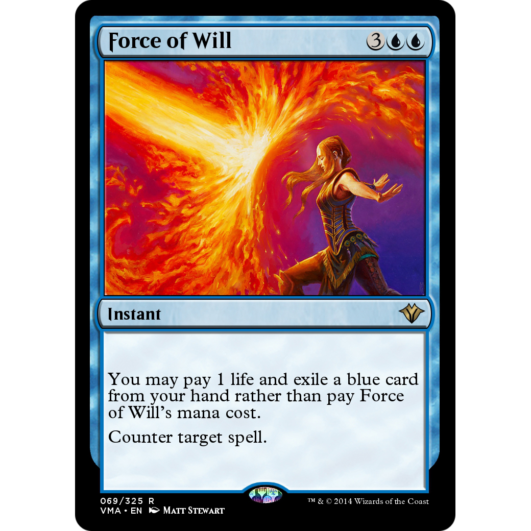 Force of Will (VMA-069) - Vintage Masters