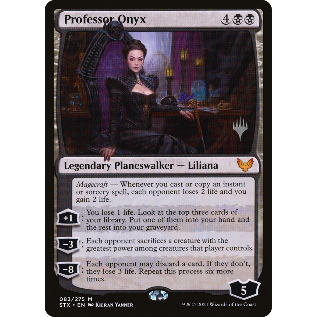 Professor Onyx (PPSTX-083) - Strixhaven: School of Mages Promos