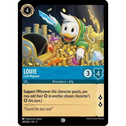 Louie - Chill Nephew (149/204) - Into the Inklands Cold Foil