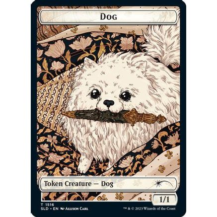 Dog // Cat Double-Sided Token (SLD-1516 // 1517) - Secret Lair Drop Series Foil
