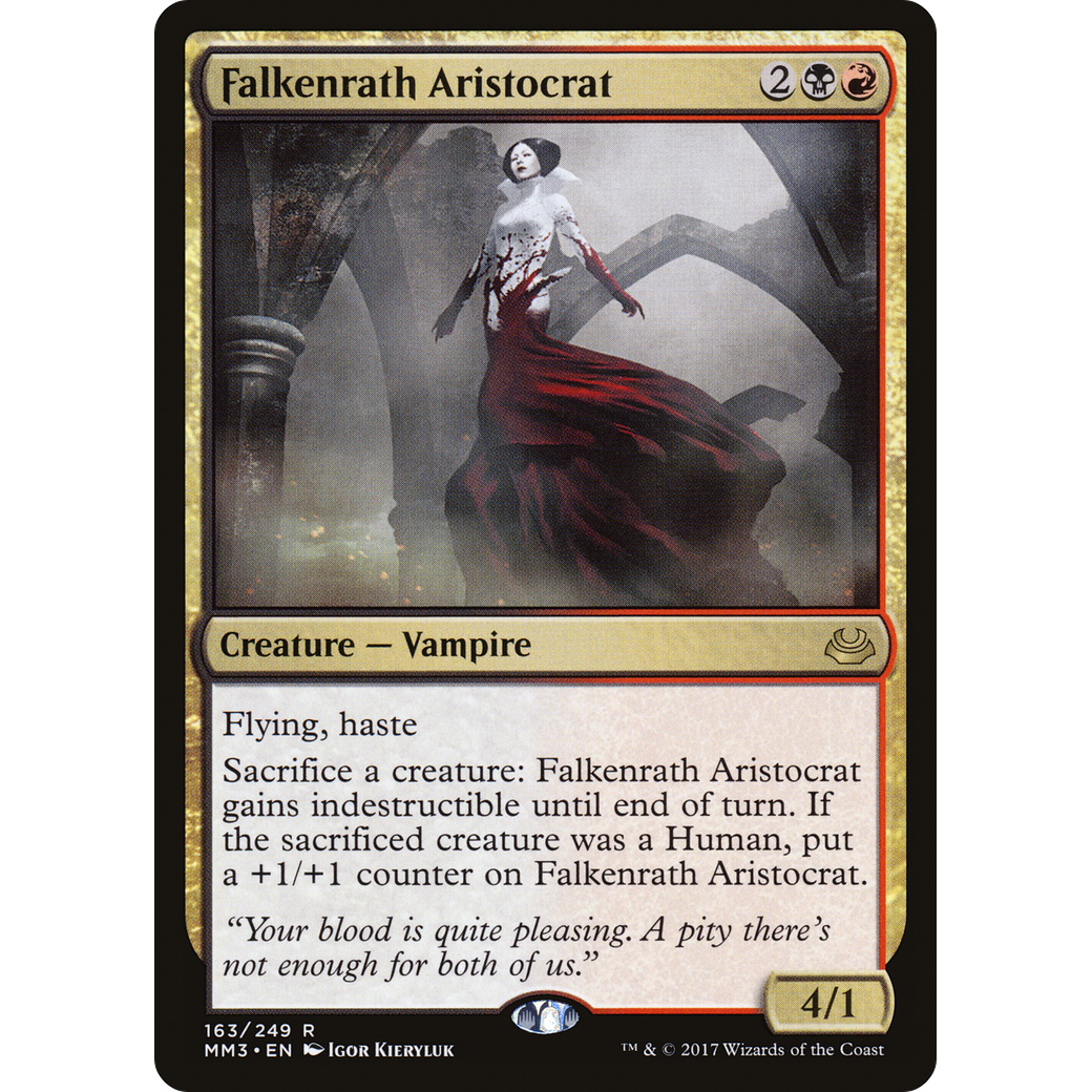 Falkenrath Aristocrat (MM3-163) - Modern Masters 2017