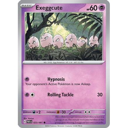 Exeggcute 23 - SV Paldean Fates Reverse Holofoil