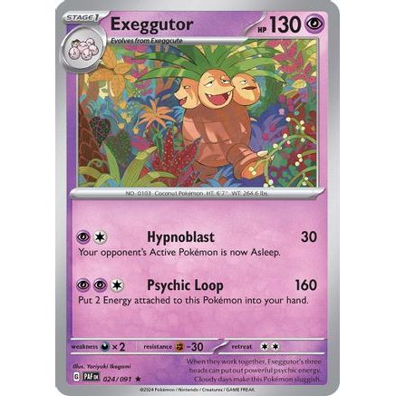 Exeggutor 24 - SV Paldean Fates Reverse Holofoil