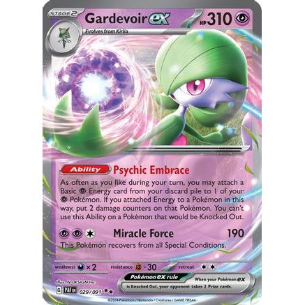 Gardevoir ex - 029/091 29 - SV Paldean Fates Holofoil