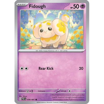 Fidough 38 - SV Paldean Fates Reverse Holofoil