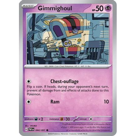 Gimmighoul 44 - SV Paldean Fates Reverse Holofoil