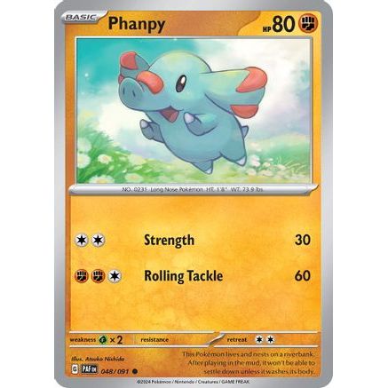 Phanpy 48 - SV Paldean Fates Reverse Holofoil