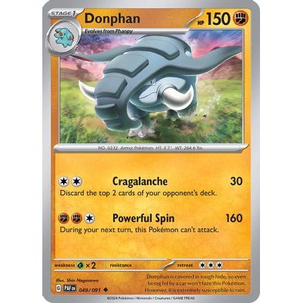 Donphan 49 - SV Paldean Fates Reverse Holofoil