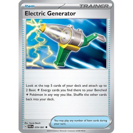 Electric Generator 79 - SV Paldean Fates Reverse Holofoil
