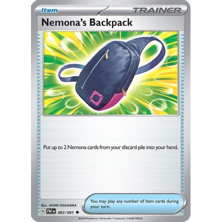 Nemona's Backpack 83 - SV Paldean Fates