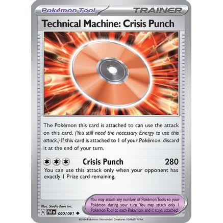 Technical Machine: Crisis Punch 90 - SV Paldean Fates Reverse Holofoil