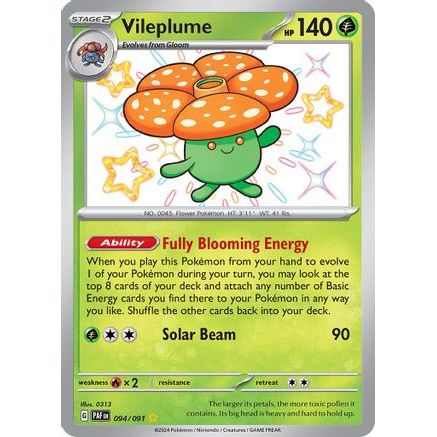Vileplume 94 - SV Paldean Fates Holofoil