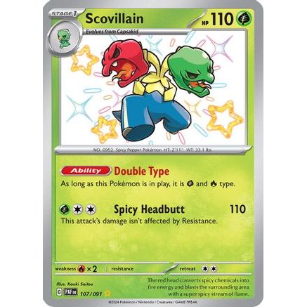 Scovillain 107 - SV Paldean Fates Holofoil