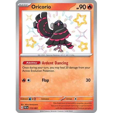 Oricorio 113 - SV Paldean Fates Holofoil