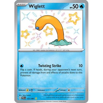 Wiglett - 121/091 121 - SV Paldean Fates Holofoil
