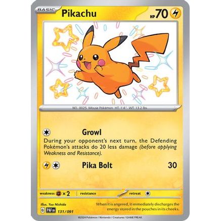 Pikachu - 131/091 131 - SV Paldean Fates Holofoil