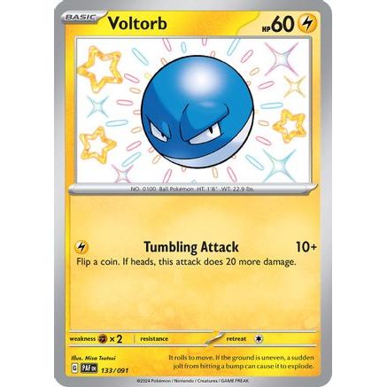 Voltorb 133 - SV Paldean Fates Holofoil