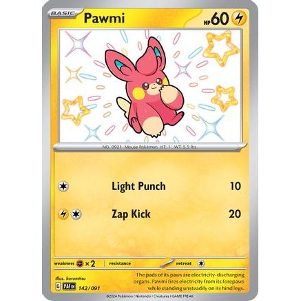 Pawmi - 142/091 142 - SV Paldean Fates Holofoil