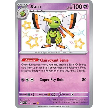 Xatu - 152/091 152 - SV Paldean Fates Holofoil