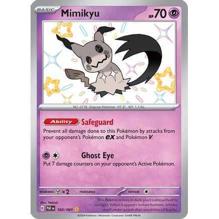 Mimikyu -160/091 160 - SV Paldean Fates Holofoil