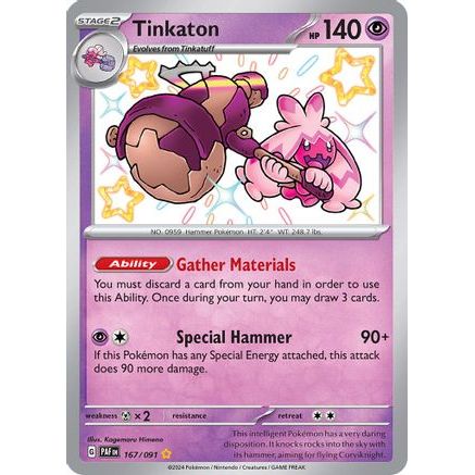 Tinkaton 167 - SV Paldean Fates Holofoil