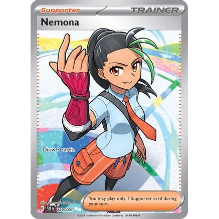 Nemona - 229/091 229 - SV Paldean Fates Holofoil