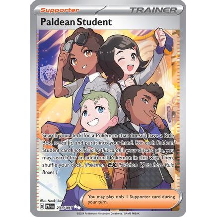 Paldean Student - 231/091 231 - SV Paldean Fates Holofoil