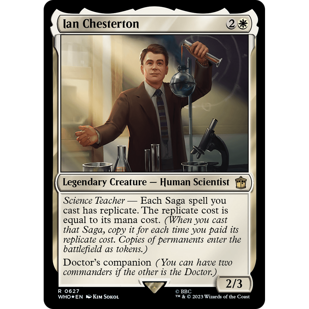Ian Chesterton (Surge Foil) (WHO-627) - Doctor Who Foil