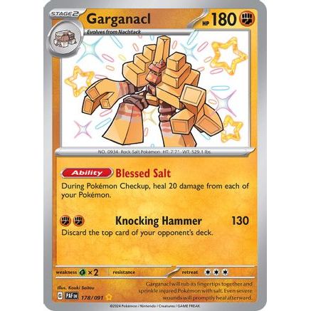 Garganacl 178 - SV Paldean Fates Holofoil
