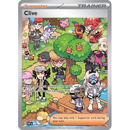 Clive - 236/091 236 - SV Paldean Fates Holofoil