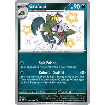 Grafaiai 190 - SV Paldean Fates Holofoil