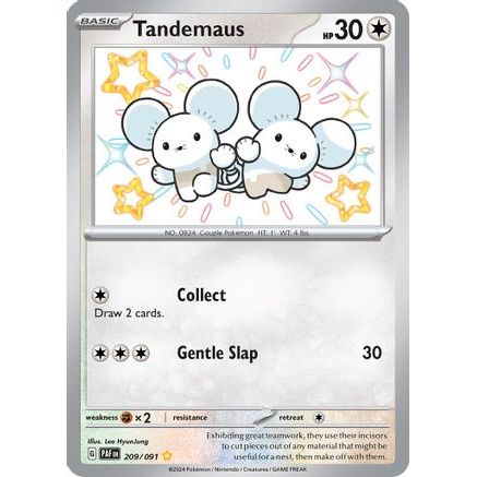 Tandemaus - 209/091 209 - SV Paldean Fates Holofoil