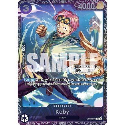 Koby (Treasure Cup) (OP02-098) - One Piece Promotion Cards Foil