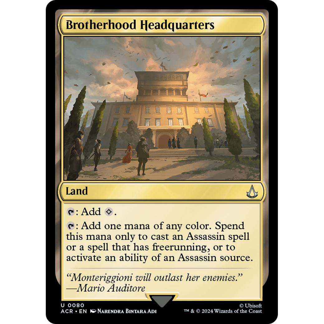 Brotherhood Headquarters (ACR-080) - Assassin's Creed Foil