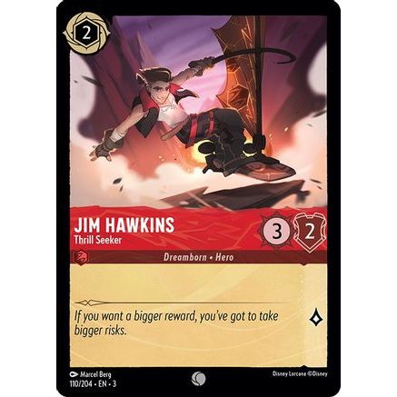Jim Hawkins - Thrill Seeker (110/204) - Into the Inklands Cold Foil
