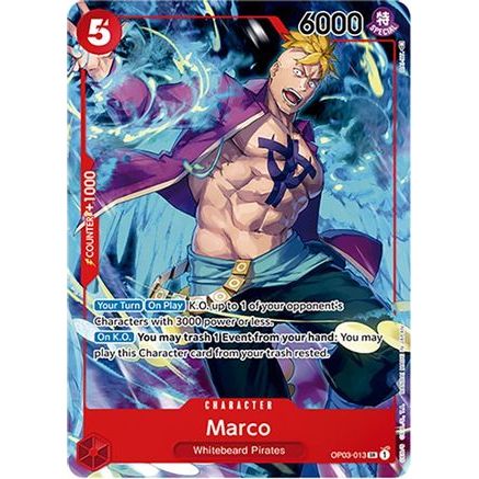 Marco (Japanese 1st Anniversary Set) (OP03-013) - One Piece Promotion Cards Foil