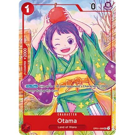 Otama (Japanese 1st Anniversary Set) (OP01-006) - One Piece Promotion Cards Foil