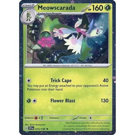 Meowscarada - 015/198 (Cosmos Holo) 15 - Miscellaneous Cards & Products Holofoil