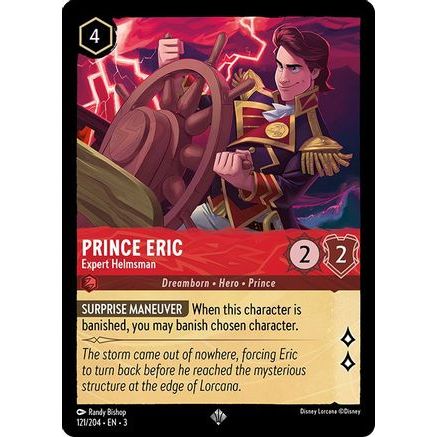 Prince Eric - Expert Helmsman (121/204) - Into the Inklands Cold Foil