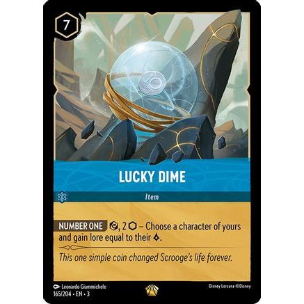 Lucky Dime (165/204) - Into the Inklands Cold Foil