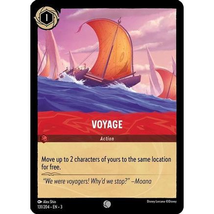 Voyage (131/204) - Into the Inklands Cold Foil