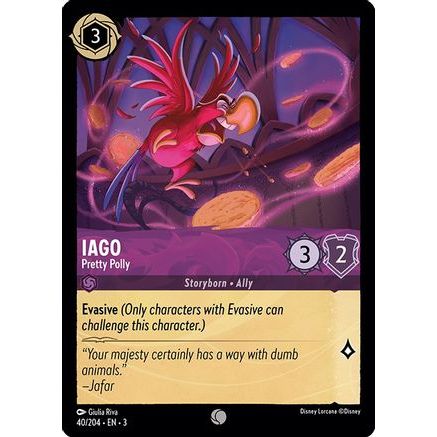 Iago - Pretty Polly (40/204) - Into the Inklands Cold Foil