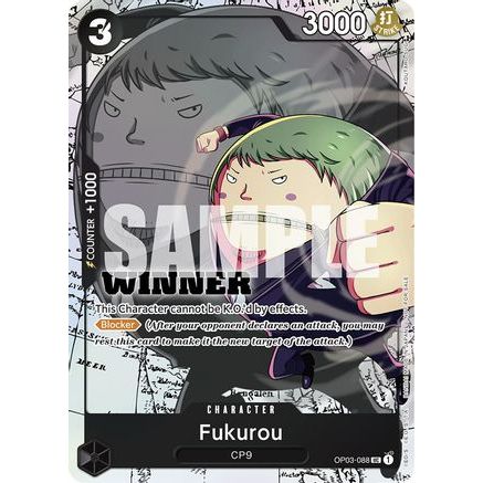 Fukurou (Winner Pack Vol. 6) (OP03-088) - One Piece Promotion Cards Foil
