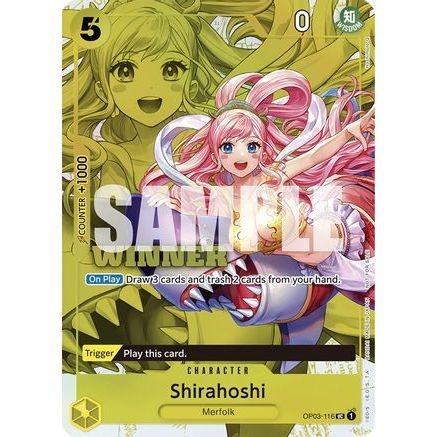 Shirahoshi (Winner Pack Vol. 6) (OP03-116) - One Piece Promotion Cards Foil