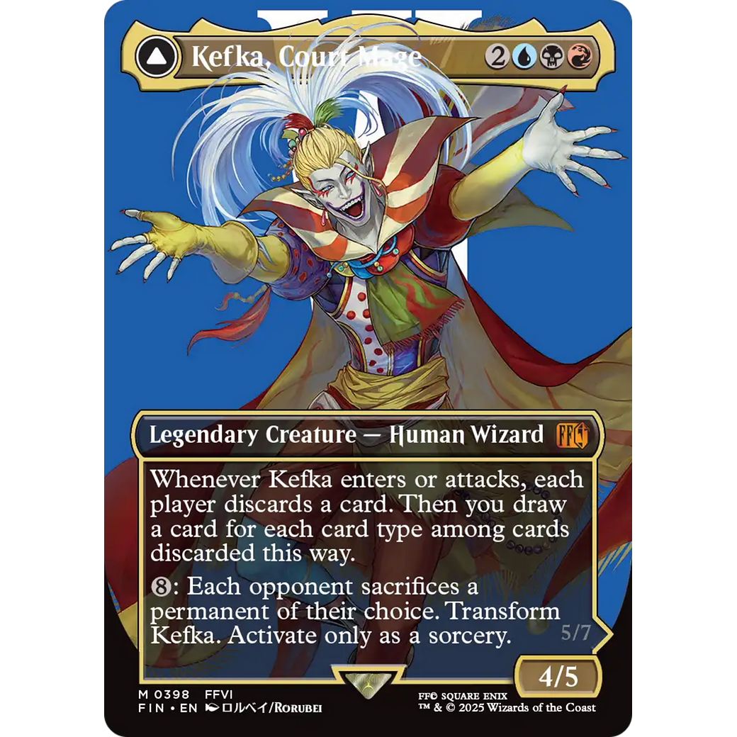 Kefka, Court Mage (0398) (Borderless) (FIN-398) - FINAL FANTASY (Borderless)