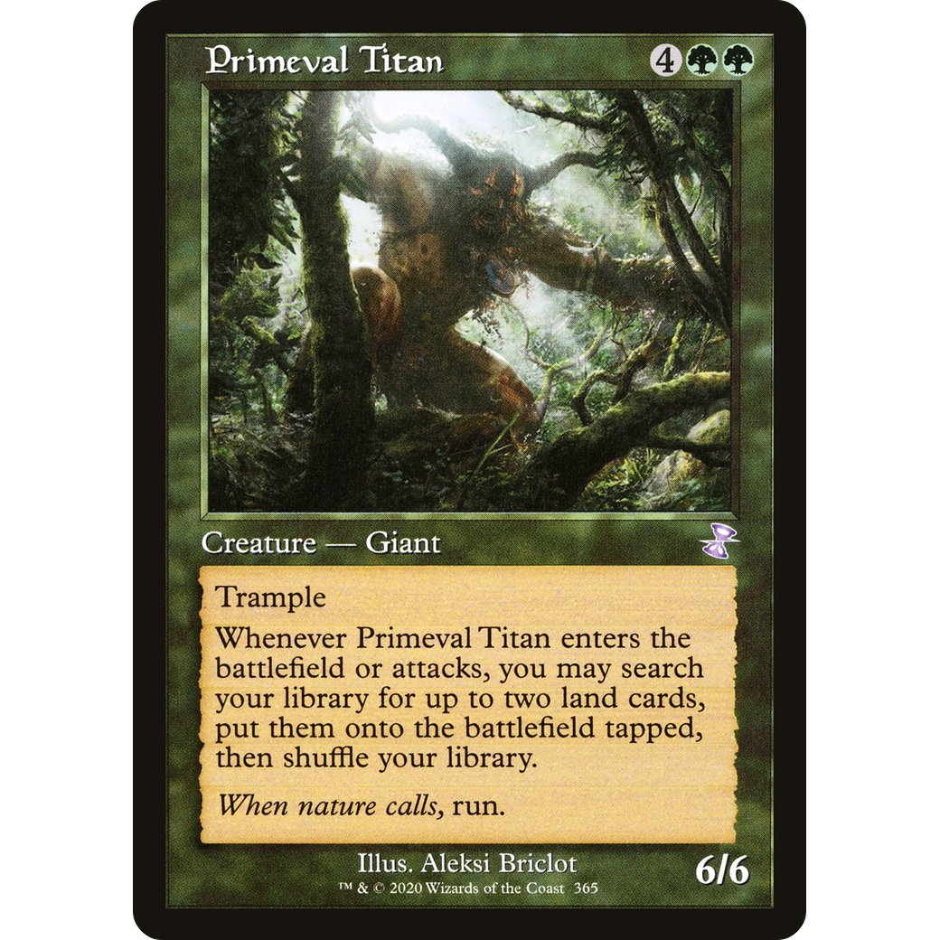 Primeval Titan (TSR-365) - Time Spiral Remastered Foil
