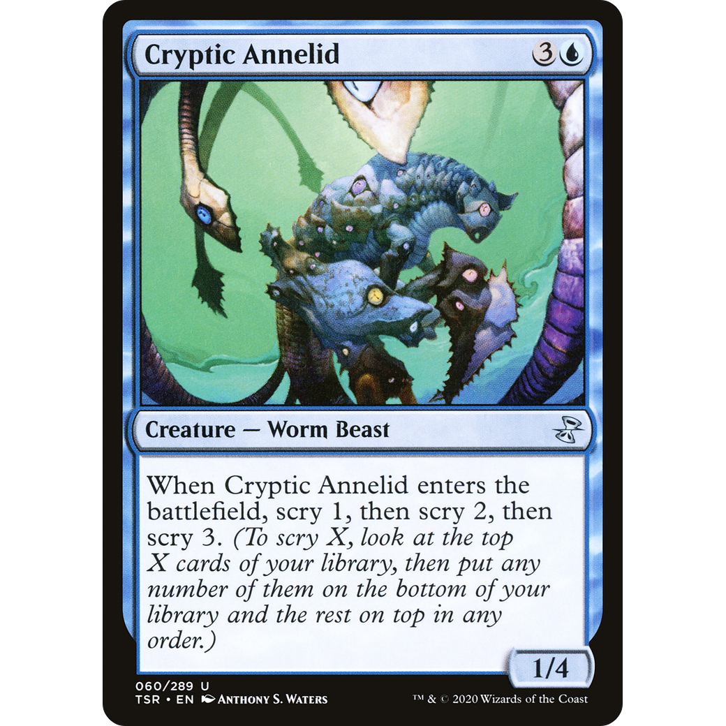 Cryptic Annelid (TSR-060) - Time Spiral Remastered
